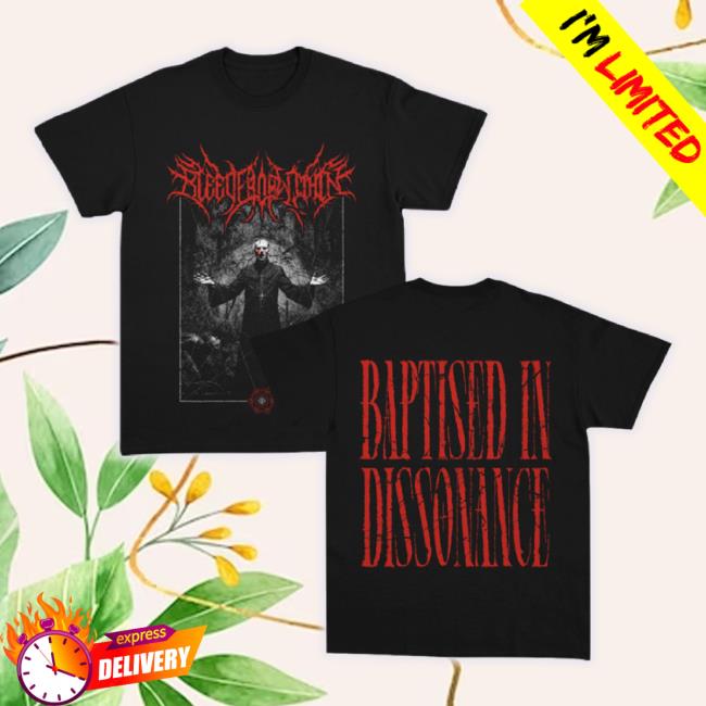 Original Bleed From Within Merch Store Baptised T-Shirt – Black Bleedfromwithin Shop