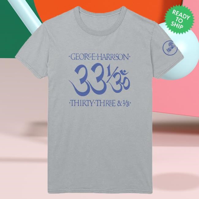 George Harrison Merch 33 & 1/3 Album Crewneck Sweatshirt