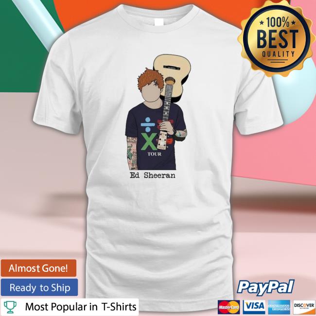 Official Ed Sheeran Concert 2023 The Mathematics America Tour T-Shirt