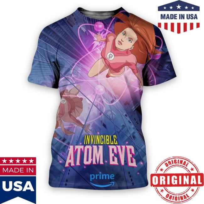 Masteez Invincible Atom Eve Special Episode All Over Print Long Sleeve T Shirt