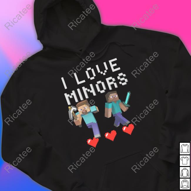 Thejollycompany Shop I Love Minors Long Sleeve T Shirt