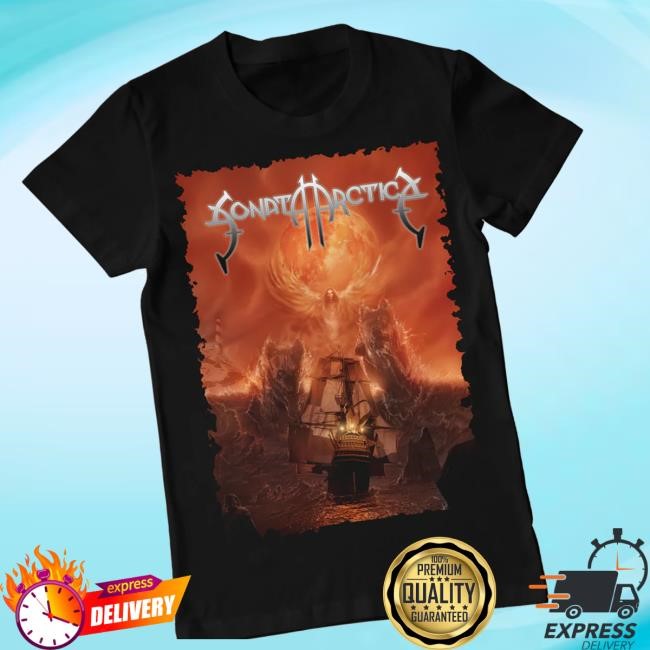Sonata Arctica Merch Store Classic Reckoning Night Hooded Sweatshirt