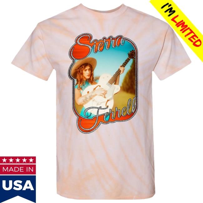 Kf-Merch Shop Sierra Ferrell Glitter Guitar [Tie-Dye] Sweatshirt