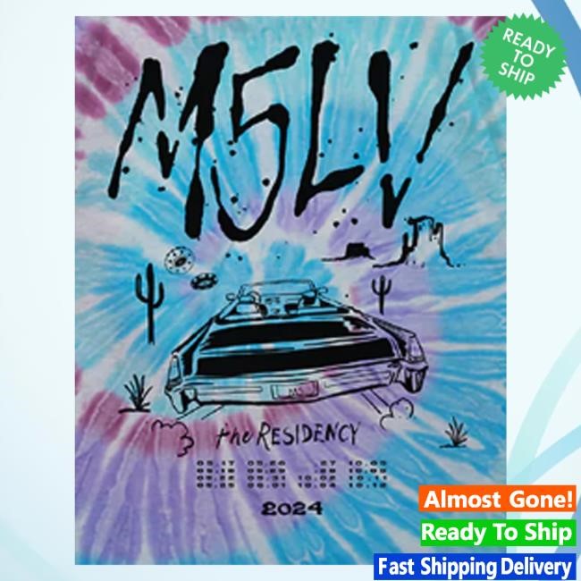 Official Maroon5 Store M5lv The Residency 2024 Funny Shirt