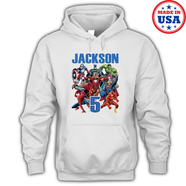 Official Super Hero Birthday Avengers Family Hoodie