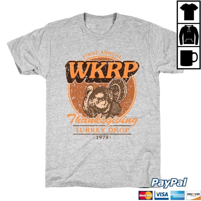 Lookhuman Merch Store Wkrp Turkey Drop Crewneck Sweatshirt