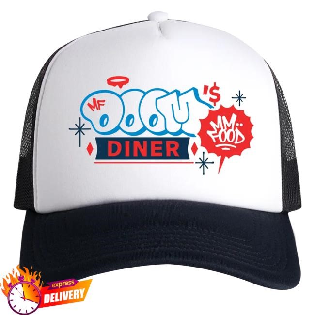 Gasdrawls Merch Mf Doom Doom's Diner Meshback Trucker Hat