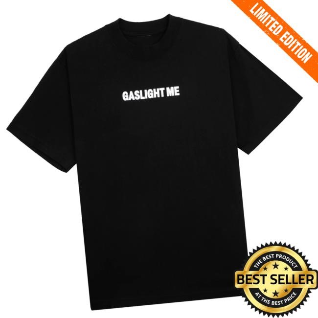 Dropouts Podcast Official Merch Gaslight Me Black Short Sleeve Tee