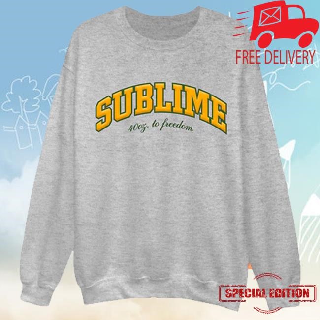 Trending Sublimelbc Merch Sublime University Crewneck Sweatshirt