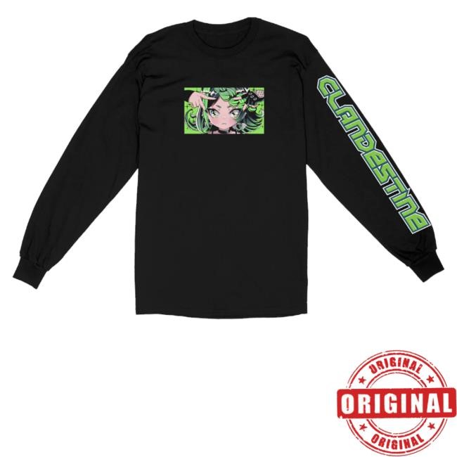 Clandestine Industries Merch Shop Green Anime Tee