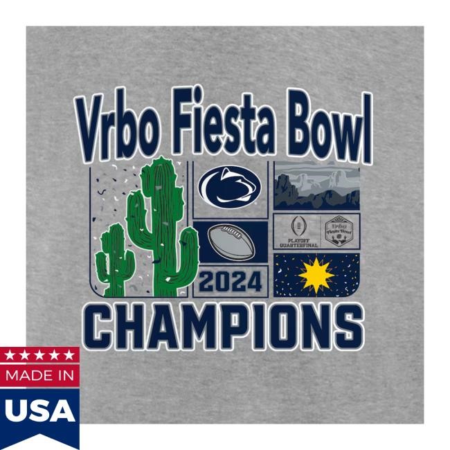 Penn State Nittany Lions College Football Playoff 2024 Fiesta Bowl Champions Victory Ahead Long Sleeve Shirt
