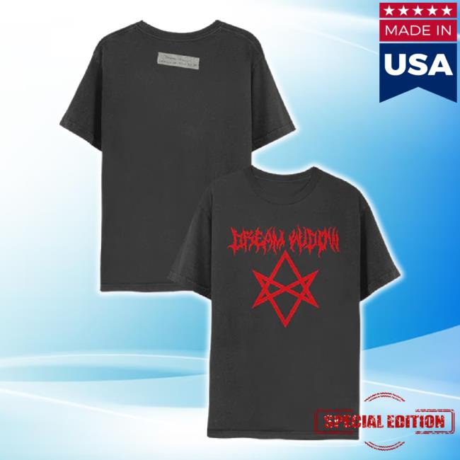 Original Foo Fighters Merch Store Dream Widow T-Shirt - Charcoal Foofighters Shop