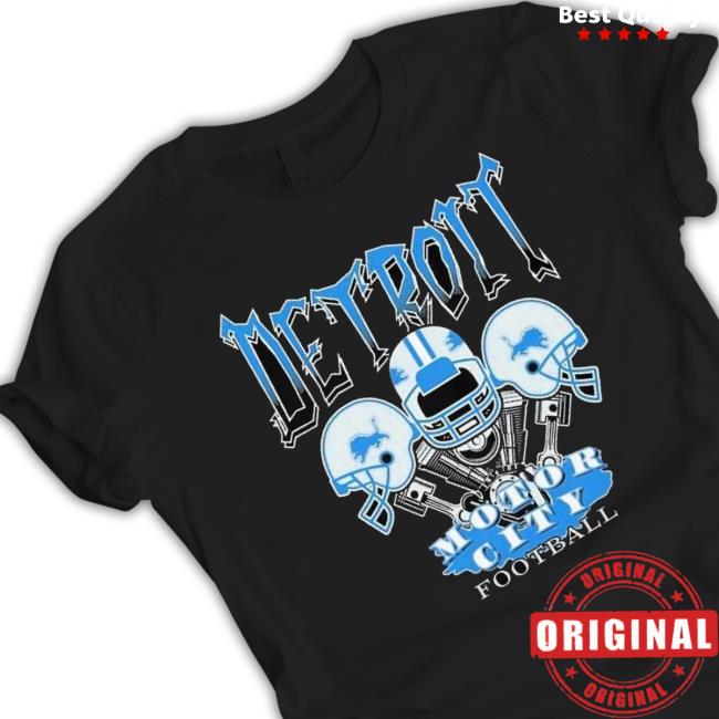 Detroit Lions Motor City Football Helmet shirt