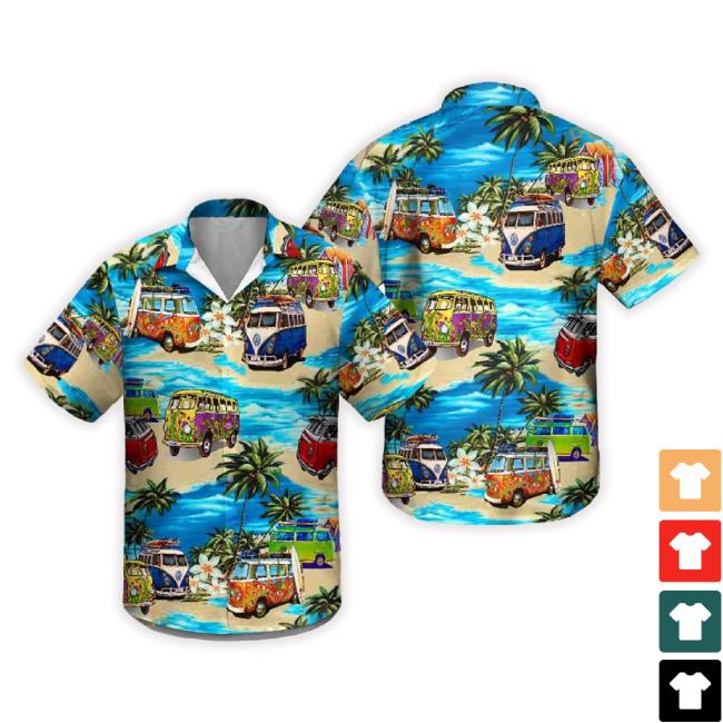 Bus Hawaiian Shirt Vacation Car 3D Hawaii Hoodie Sweatshirt – Bring Your Ideas, Thoughts And Imaginations Into Reality Today