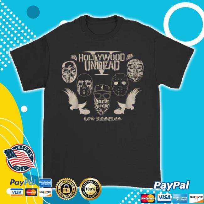 Trending Hollywood Undead Store Merch Los Angeles Logo Tee (Black) Hollywoodundead Shop