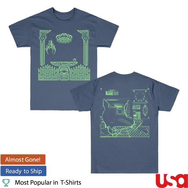 Provoker Merch Store Mausoleum Claw Machine Denim Funny Shirt Mausoleum Claw Machine Denim Hooded Sweatshirt