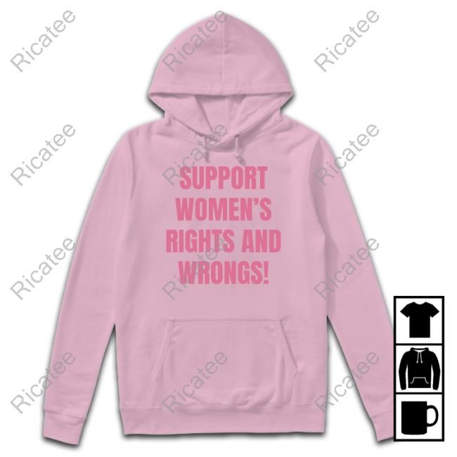 Cancelled Podcast Merch Support Women's Rights And Wrongs Long Sleeve