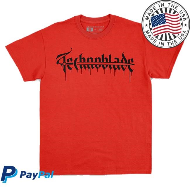 Original The Blade Hoodie Sweatshirt (Red) Technoblade Merch Store Shop