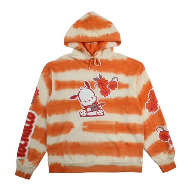 Trending Sanrio Shop Pochacco X Dumbgood Tie Dye Hoodie Sweatshirt Hello Kitty Merch Store
