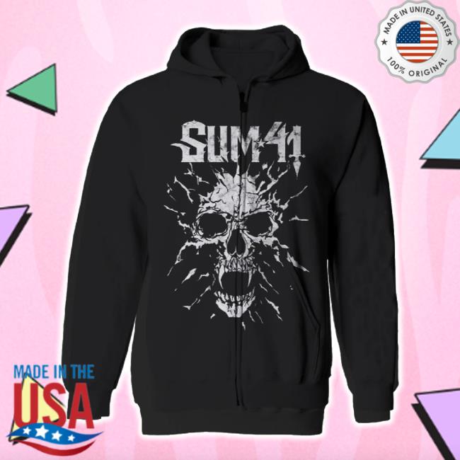 Original S41 Shattered Black Sweater Sum41 Shop