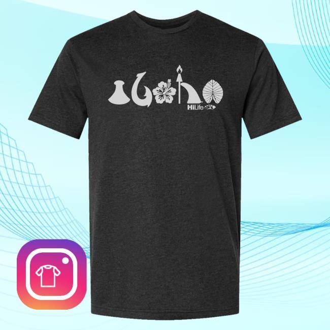 Original Hilife Store Aloha 50 50 Printed Soft Funny Shirt Hilife Store Aloha 50 50 Printed Soft Tee