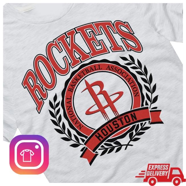 Men's Houston Rockets Homage Collegiate T Shirts Men's Houston Rockets Homage Collegiate T Shirts