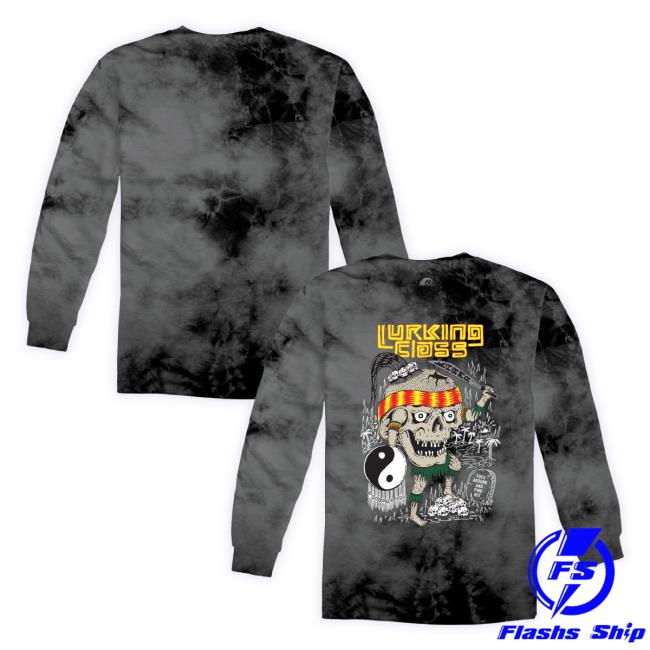 Official Lurking Class Shop Find Out Unisex Sweatshirt - Black/Tie Dye