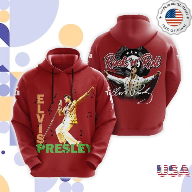 Elvis Presley Band Style Streetwear Fashion 3D Zip Hoodie Sweatshirt Gift For Fans