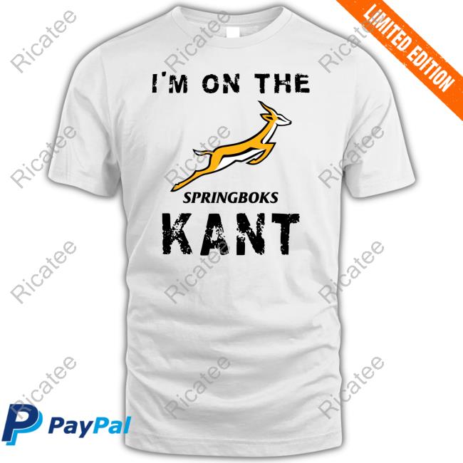 Bongani I'm On The Springboks Kant Shirts