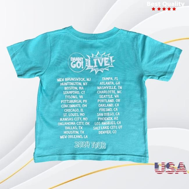 Danny Go Merch Danny Go Live 2024 Tour T-Shirt, Hoodie, Tank Top, Sweater And Long Sleeve T-Shirt