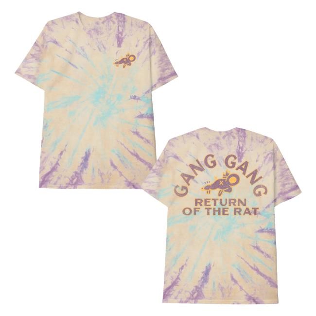 Theo Von Merch Gang Gang Return Of The Rat Purple Dye Hoodie Sweatshirt Theo Von Merch Gang Gang Return Of The Rat Purple Dye Classic Shirt