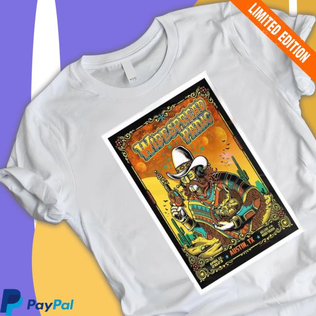 Widespread Panic April 22, 2023 Austin Texas, Acl Live At The Moody Theater Poster shirt