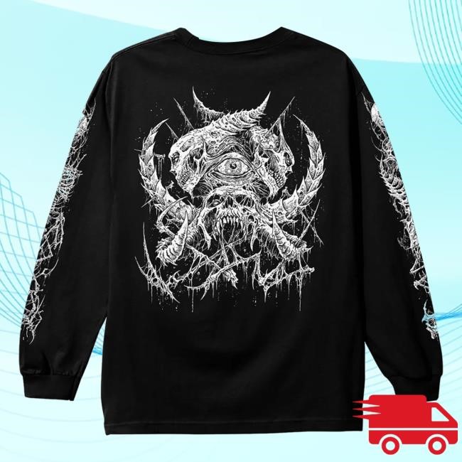 Whitechapel Merch Doom Black Hooded Sweatshirt