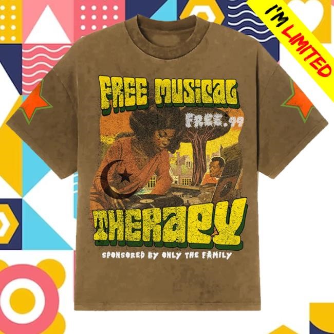 Official Otf Gear Merch Free Musical Therapy Crewneck Sweatshirt