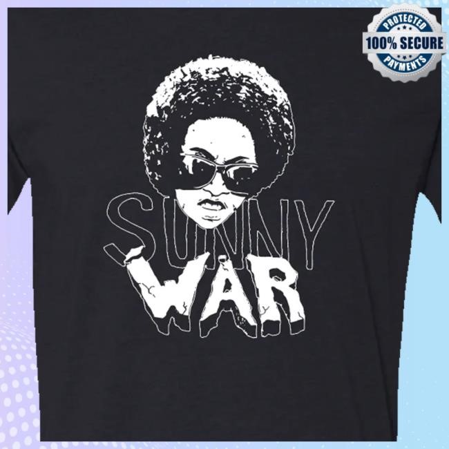 Hello Merch Shop Sunny War Afro Black New Shirt