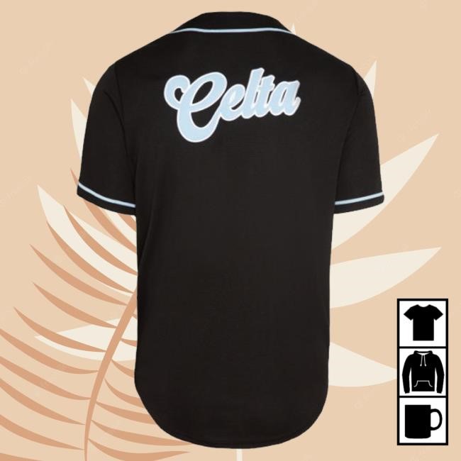 Rc Celta Merch Unisex Baseball Lifestyle Black Crewneck Sweatshirt