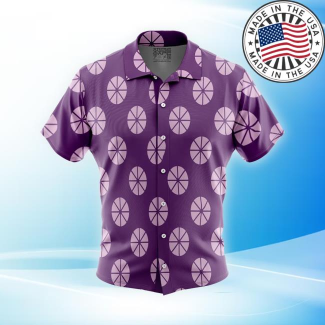 Official Franky Sabaody One Piece Button Up Hawaiian Long Sleeve Shirt