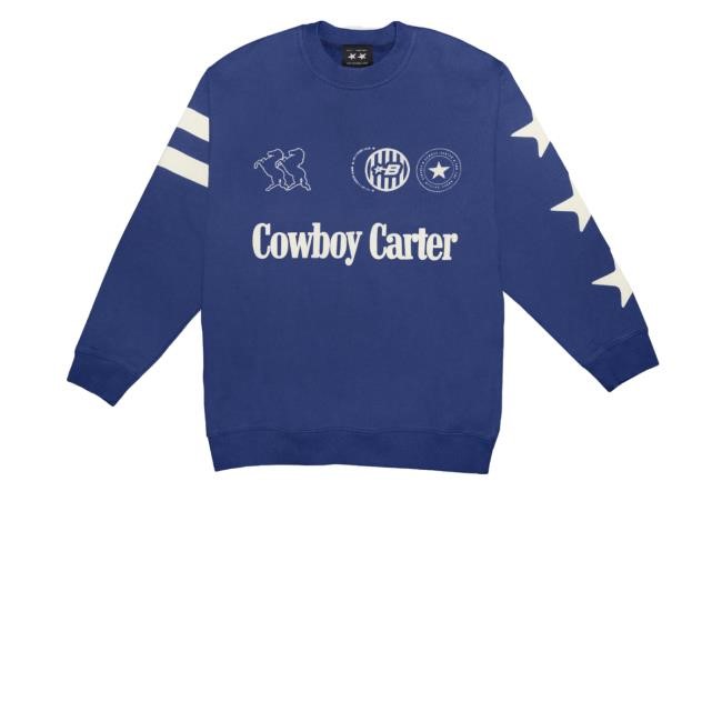 Beyonce Merch Cowboy Carter Fleece Crewneck