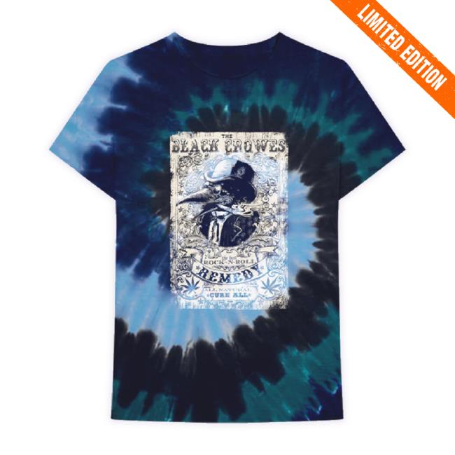Official The Black Crowes Merch Store The Black Crowes Remedy Tie Dye Classic Shirt Theblackcrowes Shop