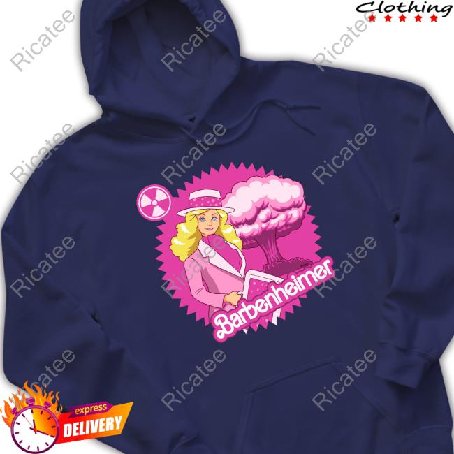 Teefury Barbenheimer Boom Sweatshirt Teefury Barbenheimer Boom Shirt
