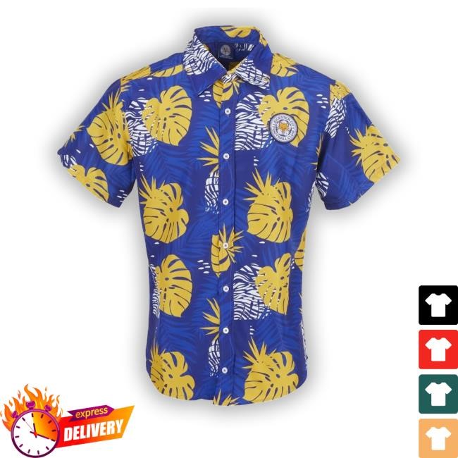 Lcfc Shop Leicester City Tropical Hawaiian T Shirt