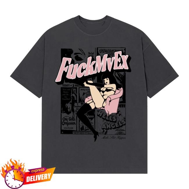 Nick Nayersina Merch Store Fuck My Ex Grey Tee
