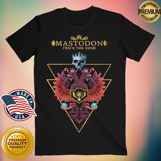 Mastodon Official Store Merch Crack The Skye Geometric Hoodie Sweatshirt