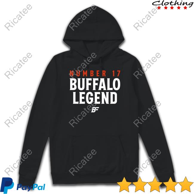 Number 17 Buffalo Legend Long Sleeve Tee Shirt
