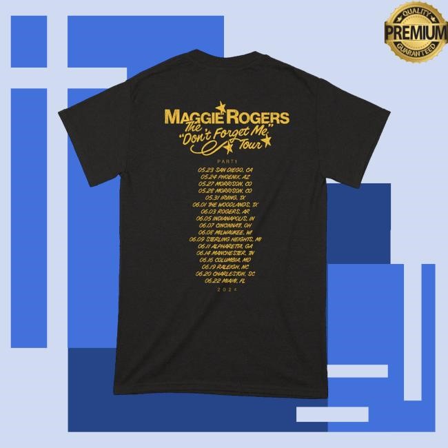 Maggie Rogers Store The Don't Forget Me Tour Part I Tank Top
