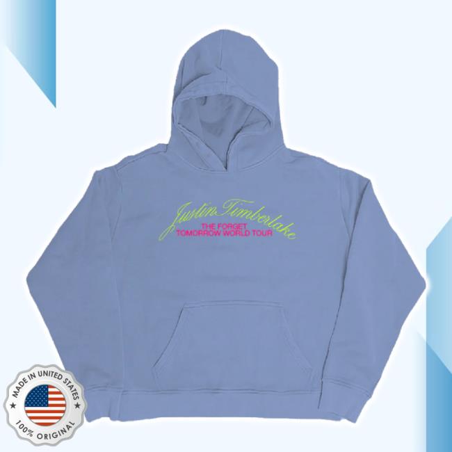 Original Forget Tomorrow Blue Hoodie Sweatshirt Justin Timberlake Shop