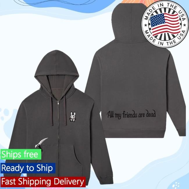 Official Shop The Sims Merch The Reaper’S Zip Hooded Sweatshirt