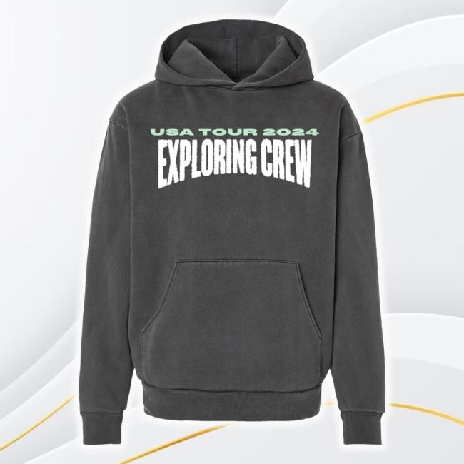 Exploring Crew Merch Shop Exploring Bus Usa Tour 2024 Shirt