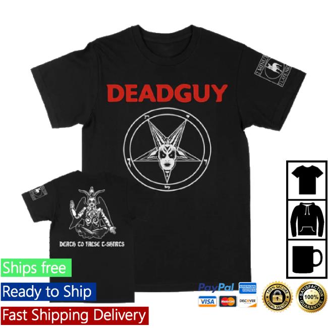 Official Two Minutes To Late Night “Deadguy” Black Tee Shirt Deathwishinc Shop