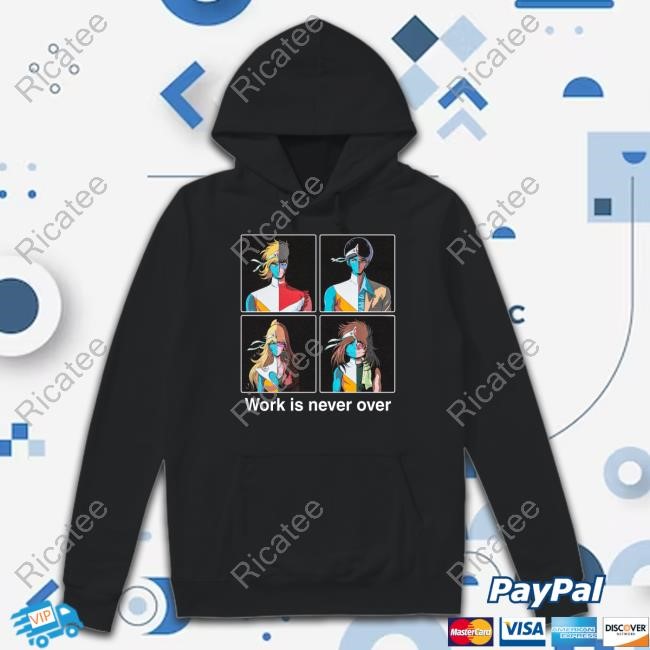 Daft Punk Merch Crescendolls Work Is Never Over Tee